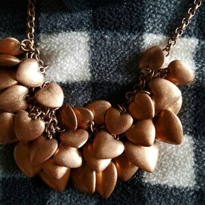 Vintage Joan Rivers Multi Layer Hearts Necklace